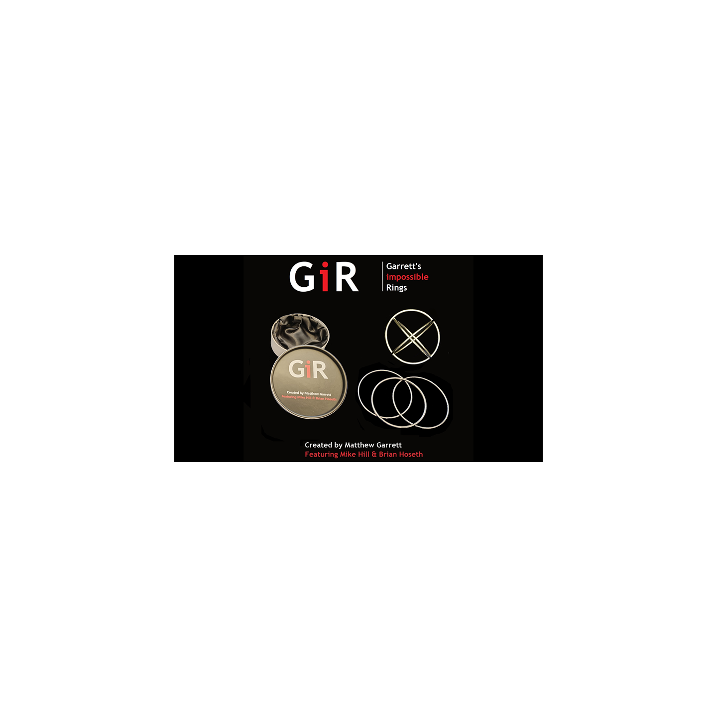 GIR Ring Set (Gimmick and Online Instructions) by Matthew Garrett