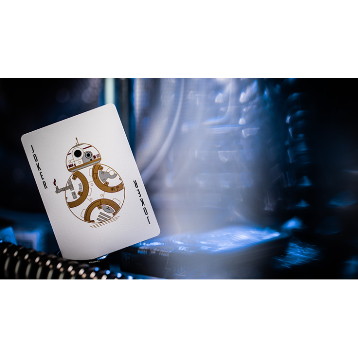 Star Wars Light Side Silver Edition Playing Cards (White) by theory11