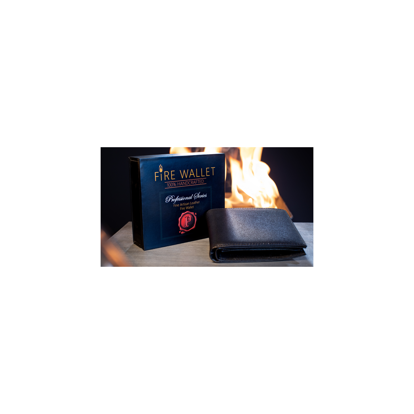 The Professional's Fire Wallet by Murphy's Magic