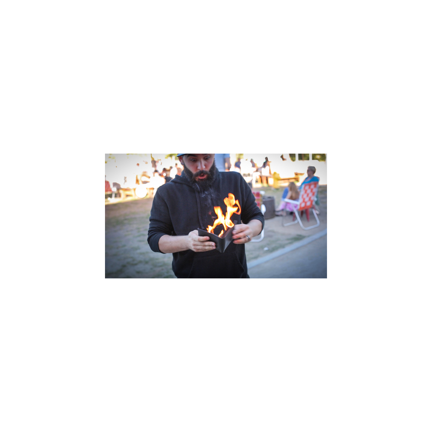 The Professional's Fire Wallet by Murphy's Magic
