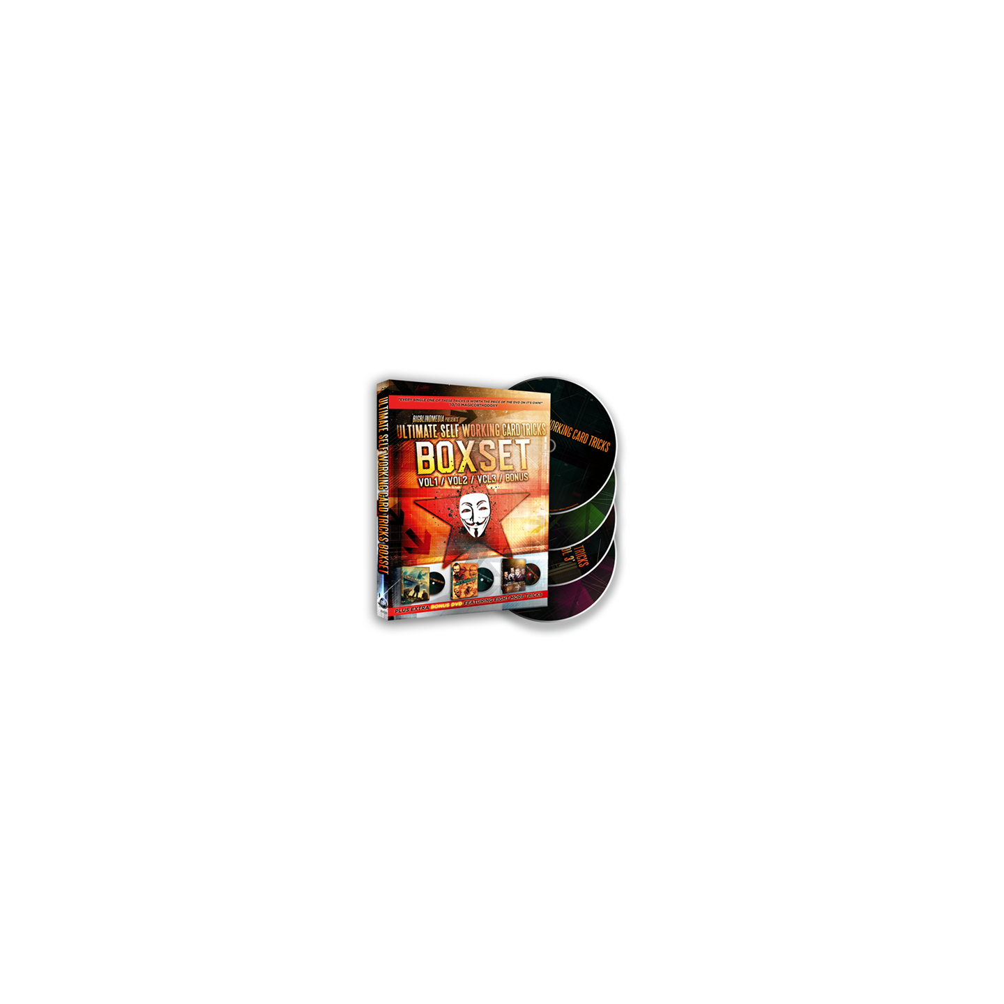 BIGBLIINDMEDIA Presents Ultimate Self Working Card Tricks Triple Volume Box Set by Big Blind Media - DVD