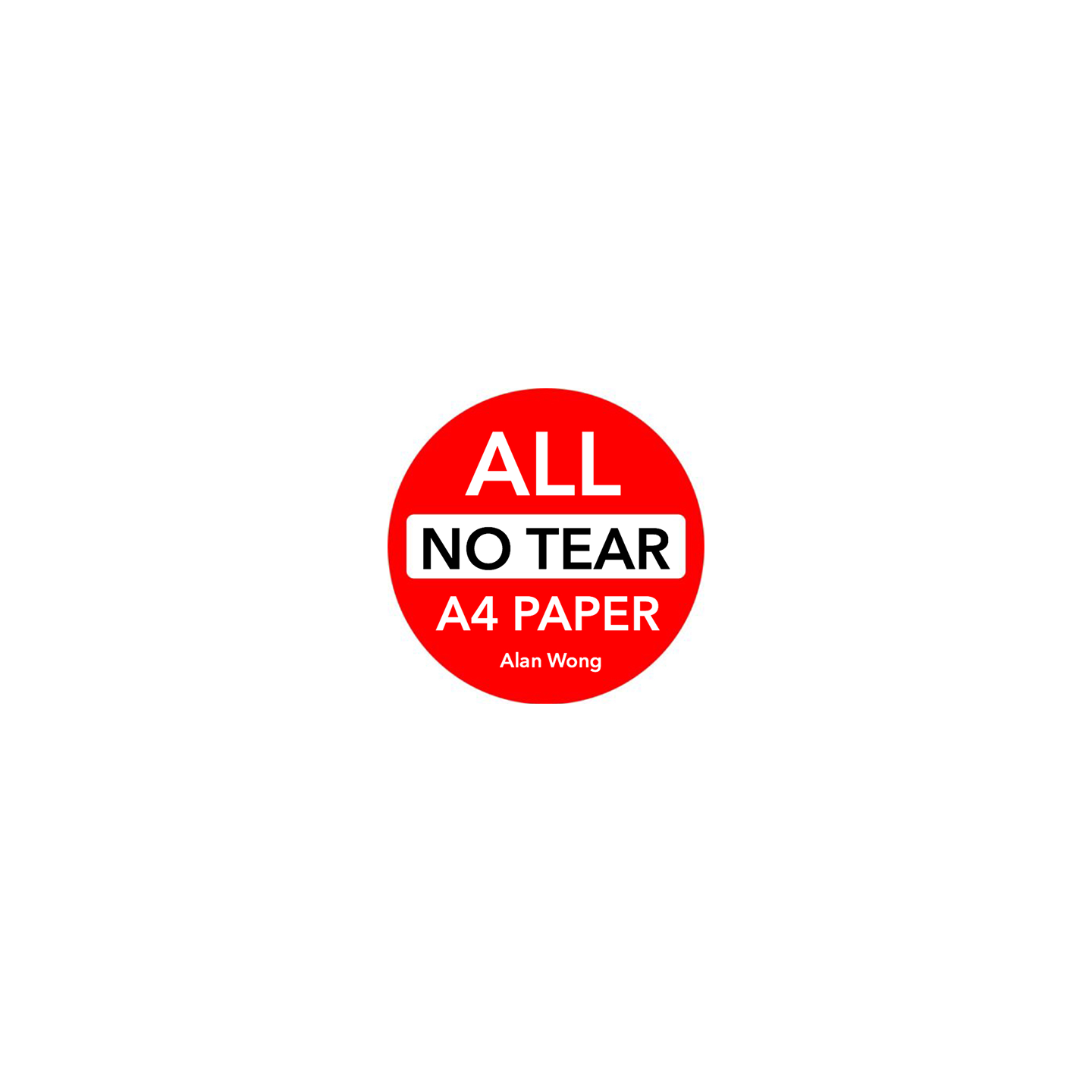 No Tear Pad (Extra Large, 8.5 X 11.5 ") ALL No Tear by Alan Wong