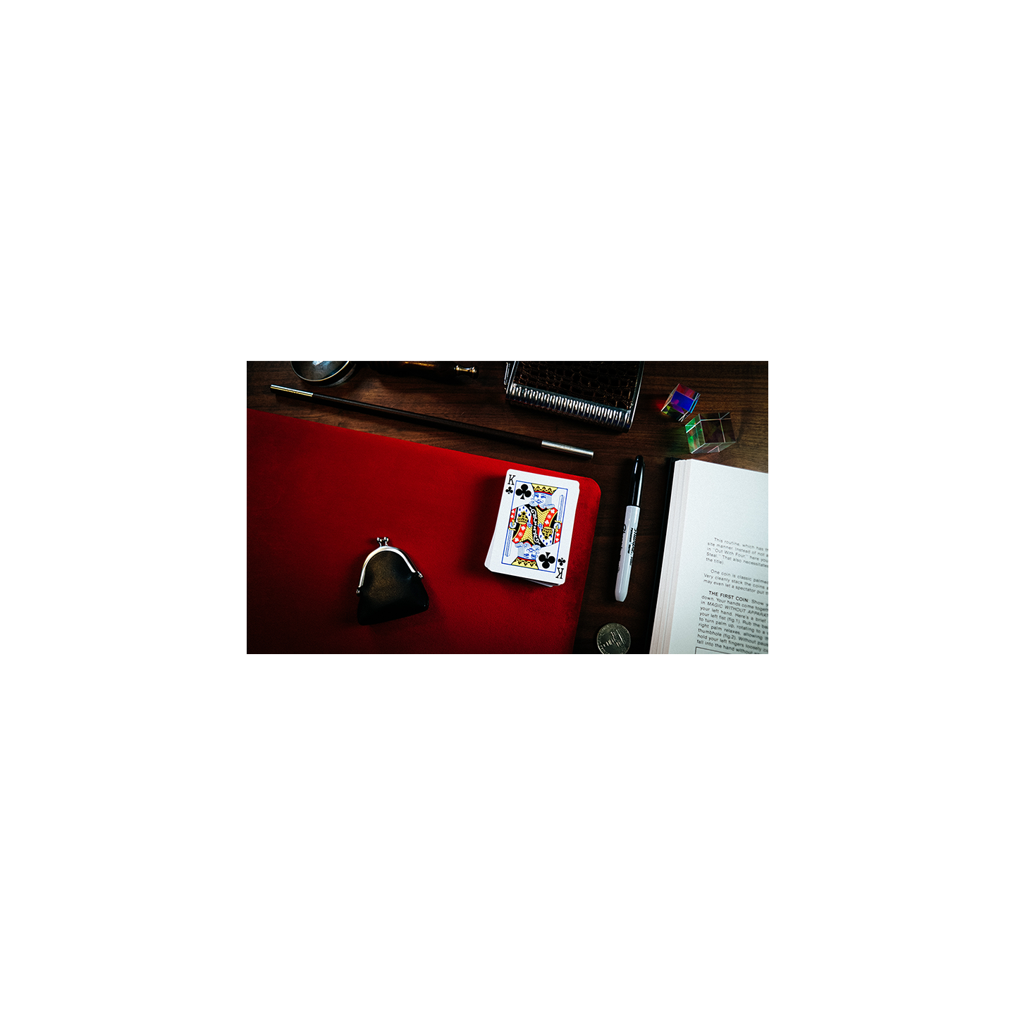Suede Leather Medium Pad (Red) by TCC