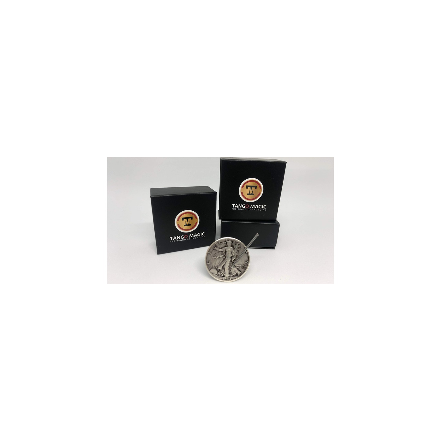 Replica Walking Liberty Magnetic Coin (Gimmicks and Online Instructions) by Tango