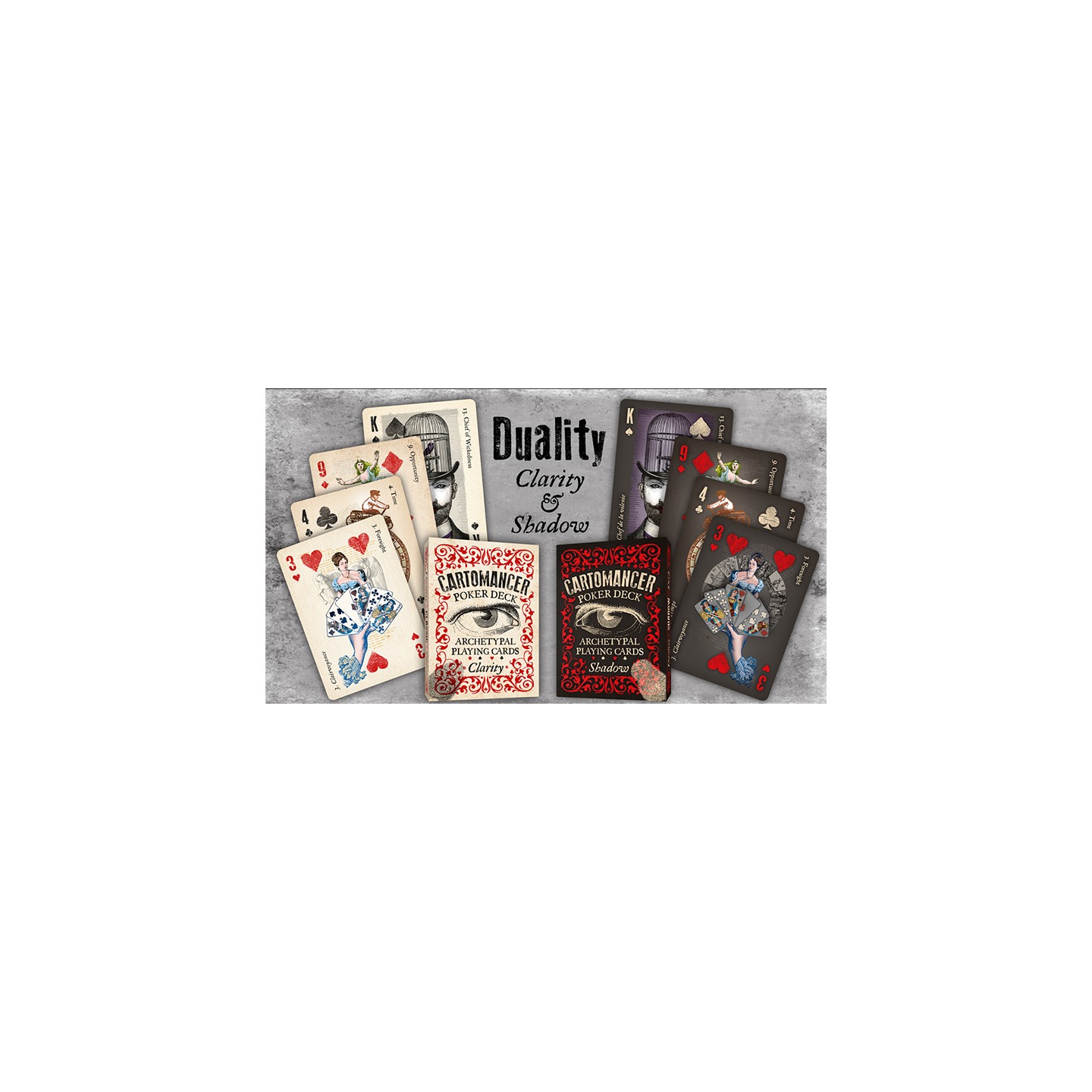 Cartomancer Clarity Classic (with Booklet) Playing Cards