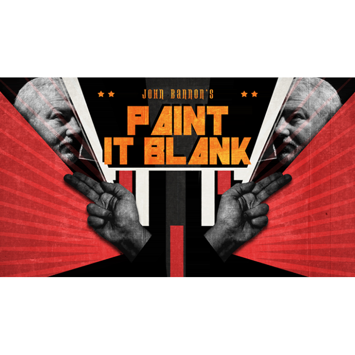 BIGBLINDMEDIA Presents John Bannon's Paint It Blank (Gimmicks and DVD) - DVD