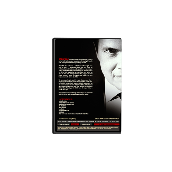 BIGBLINDMEDIA Presents The Boris Wild Marked Deck Project by Boris Wild - DVD