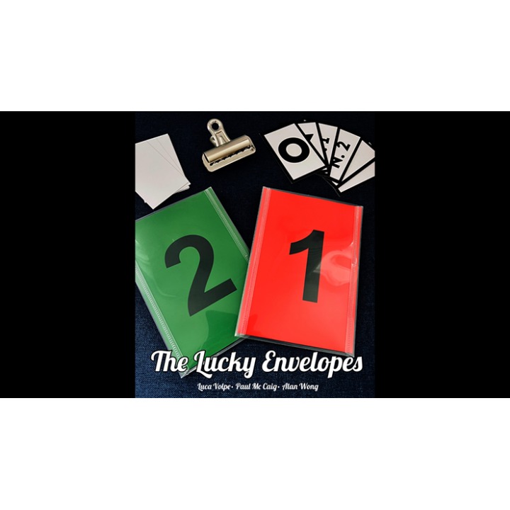 The Lucky Envelopes (Gimmicks and Online Instructions) by Luca Volpe, Paul McCaig, and Alan Wong