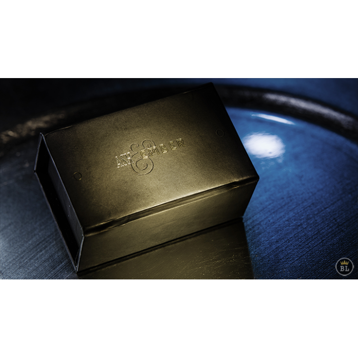 Ash and Ember Gold Beveled Size 13 (2 Rings) by Zach Heath
