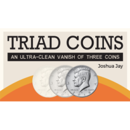 Triad Coins (Half Dollar) by Joshua Jay and Vanishing Inc.