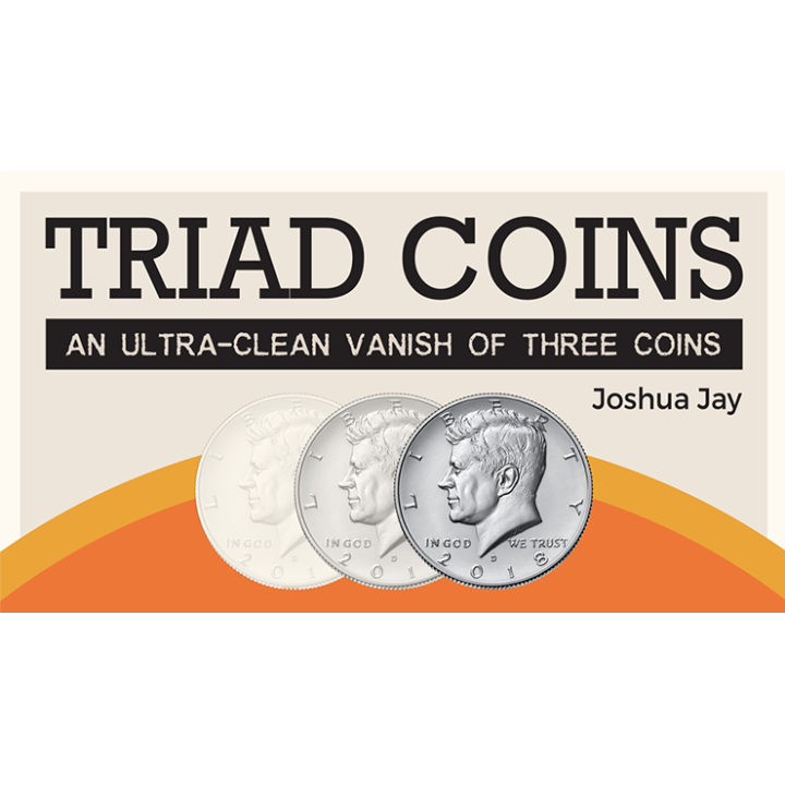 Triad Coins (Half Dollar) by Joshua Jay and Vanishing Inc.
