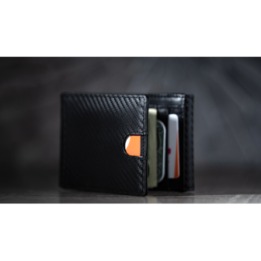 FPS Zeta Wallet Black (Gimmicks and Online Instructions) by Magic Firm