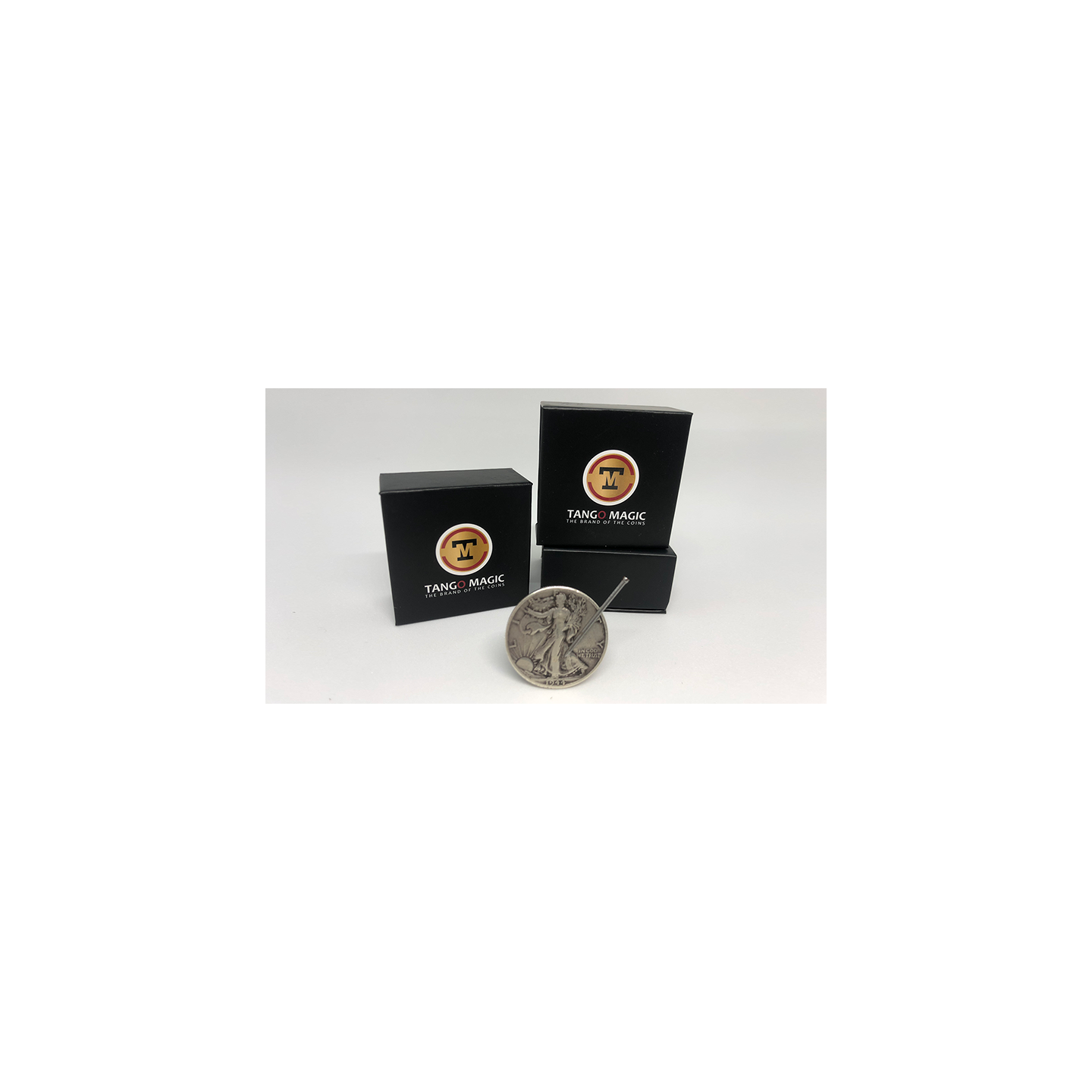 Magnetic Coin Walking Liberty (D0136) by Tango