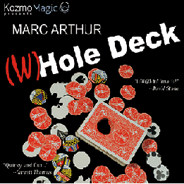 The (W)Hole Deck Red (Gimmicks and Online Instructions) by Marc Arthur and Kozmomagic