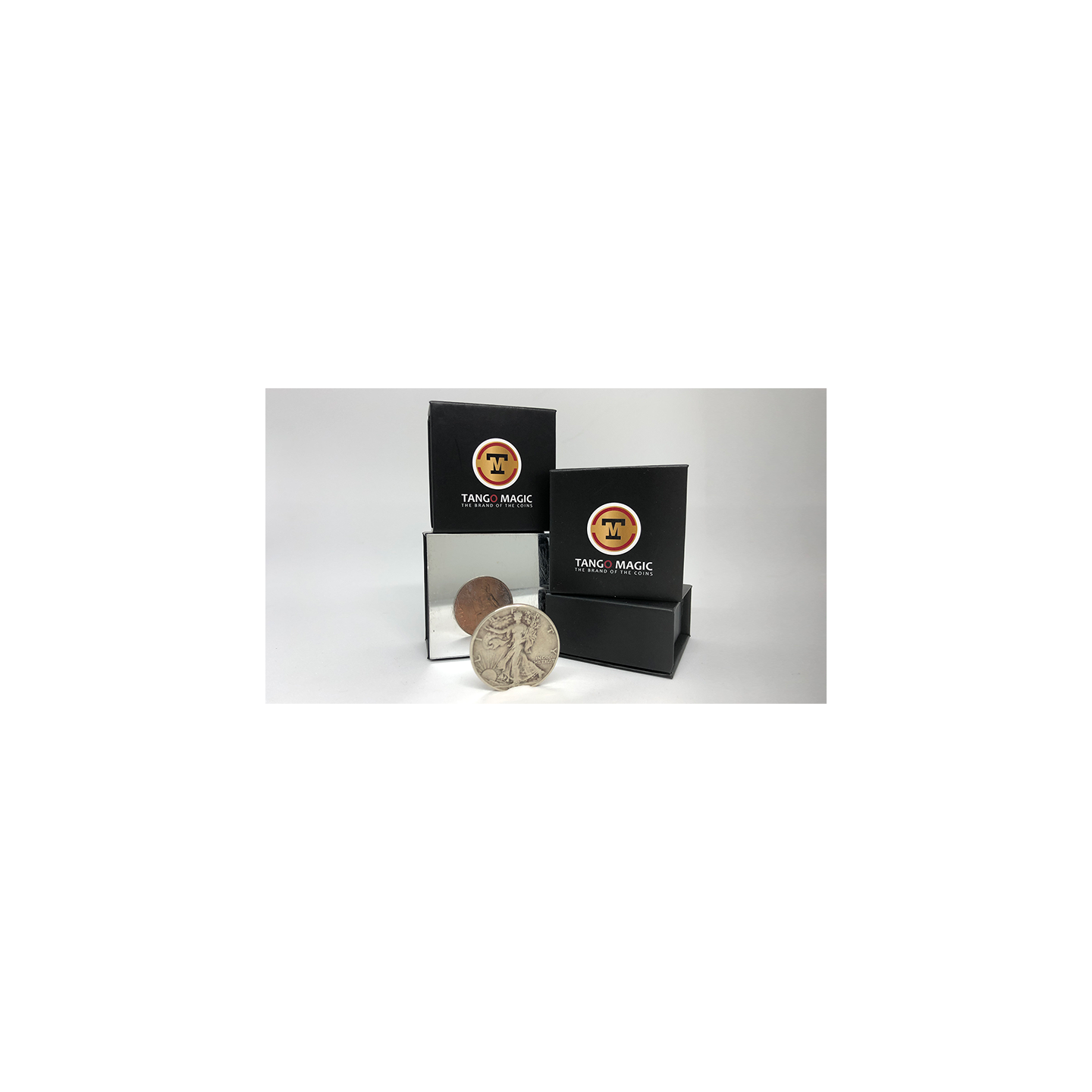 Tango Silver Line Copper and Silver Walking Liberty/English Penny (D0120) by Tango