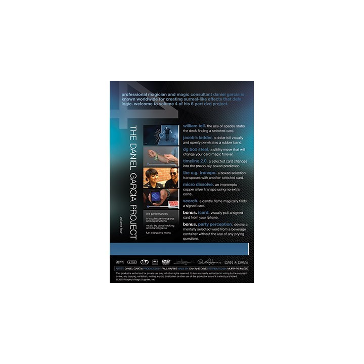 Paul Harris Presents Daniel Garcia Project Vol 4 by Daniel Garcia - DVD
