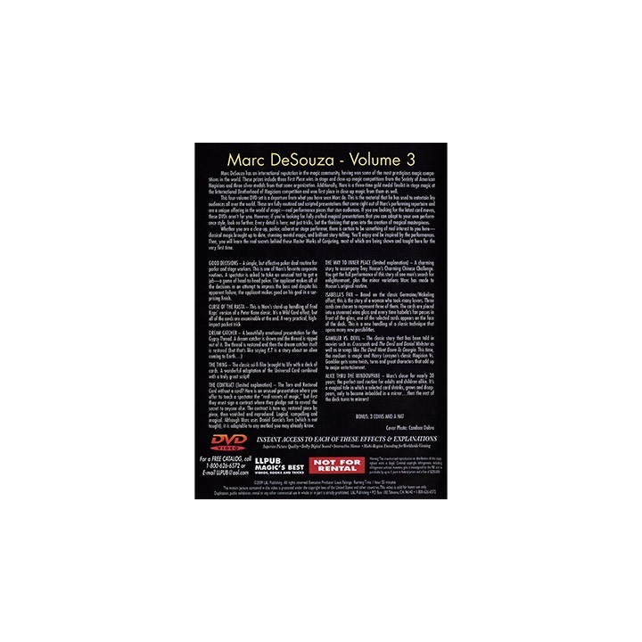 Master Works of Conjuring Vol. 3 by Marc DeSouza - DVD