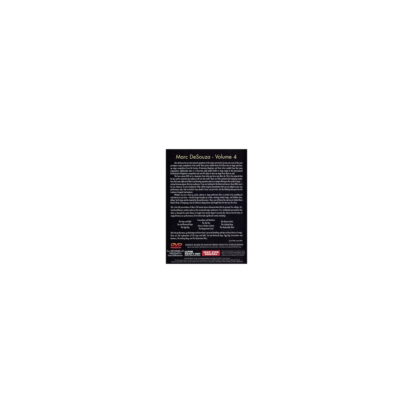 Master Works of Conjuring Vol. 4 by Marc DeSouza - DVD