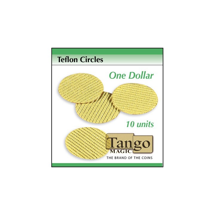 Teflon Circles Dollar size 10 units (T002) by Tango