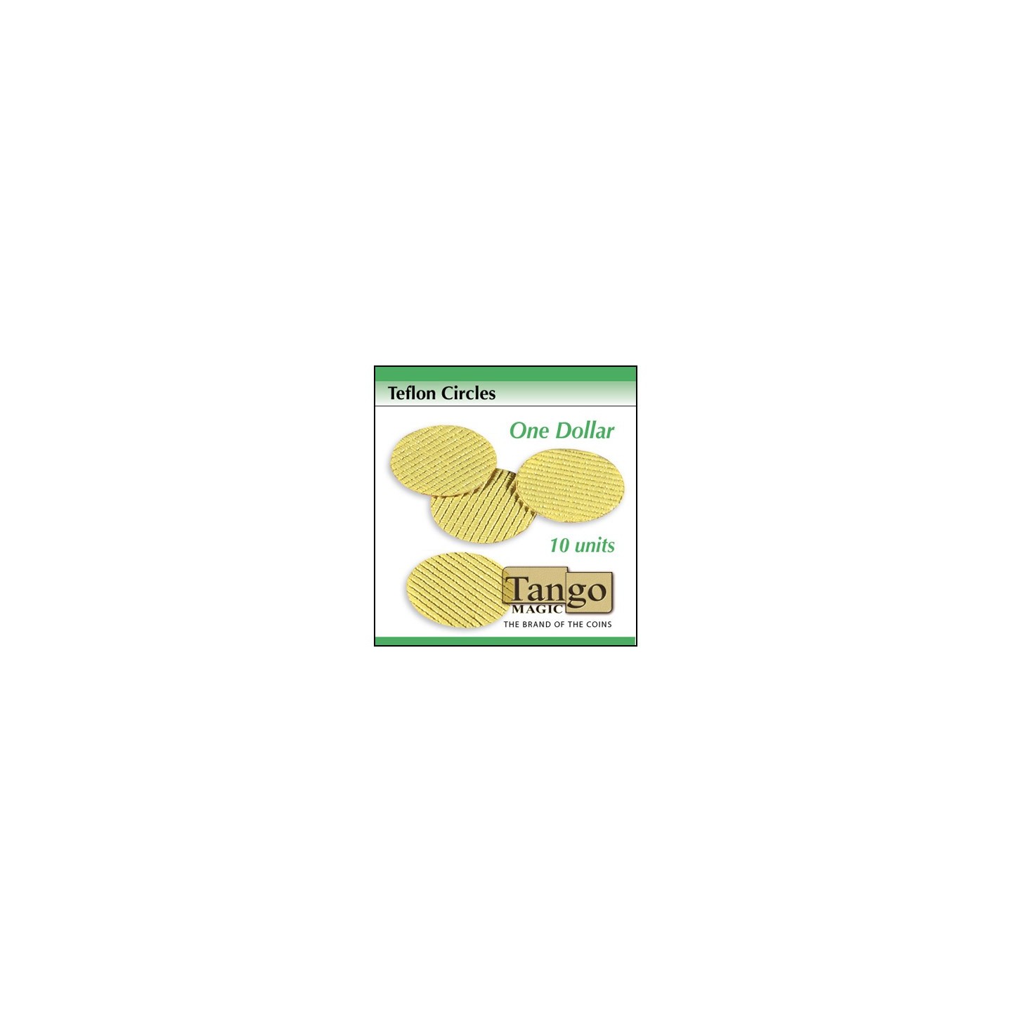 Teflon Circles Dollar size 10 units (T002) by Tango