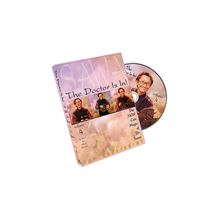 The Doctor Is In - The New Coin Magic of Dr. Sawa Vol 4 - DVD
