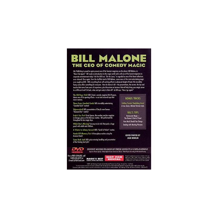 Here I Go Again - Volume 3 by Bill Malone - DVD