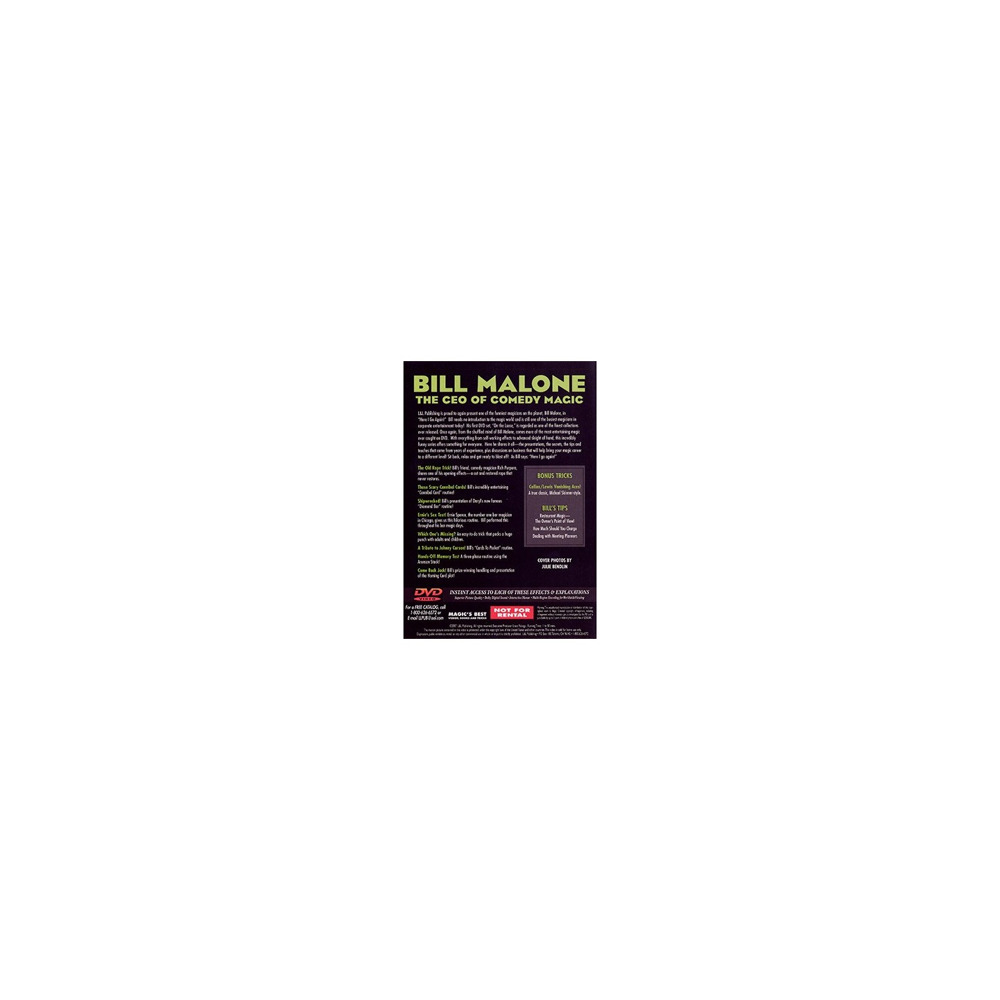 Here I Go Again - Volume 3 by Bill Malone - DVD