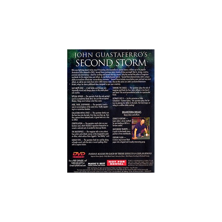 Second Storm Volume 2 by John Guastaferro - DVD