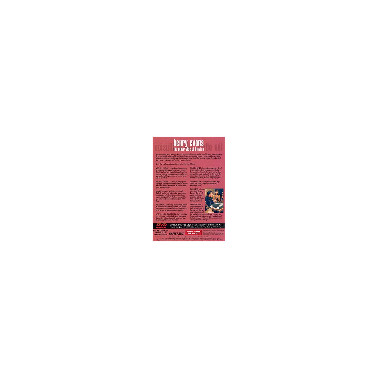 The Other Side Of Illusion Volume 1 by Henry Evans - DVD