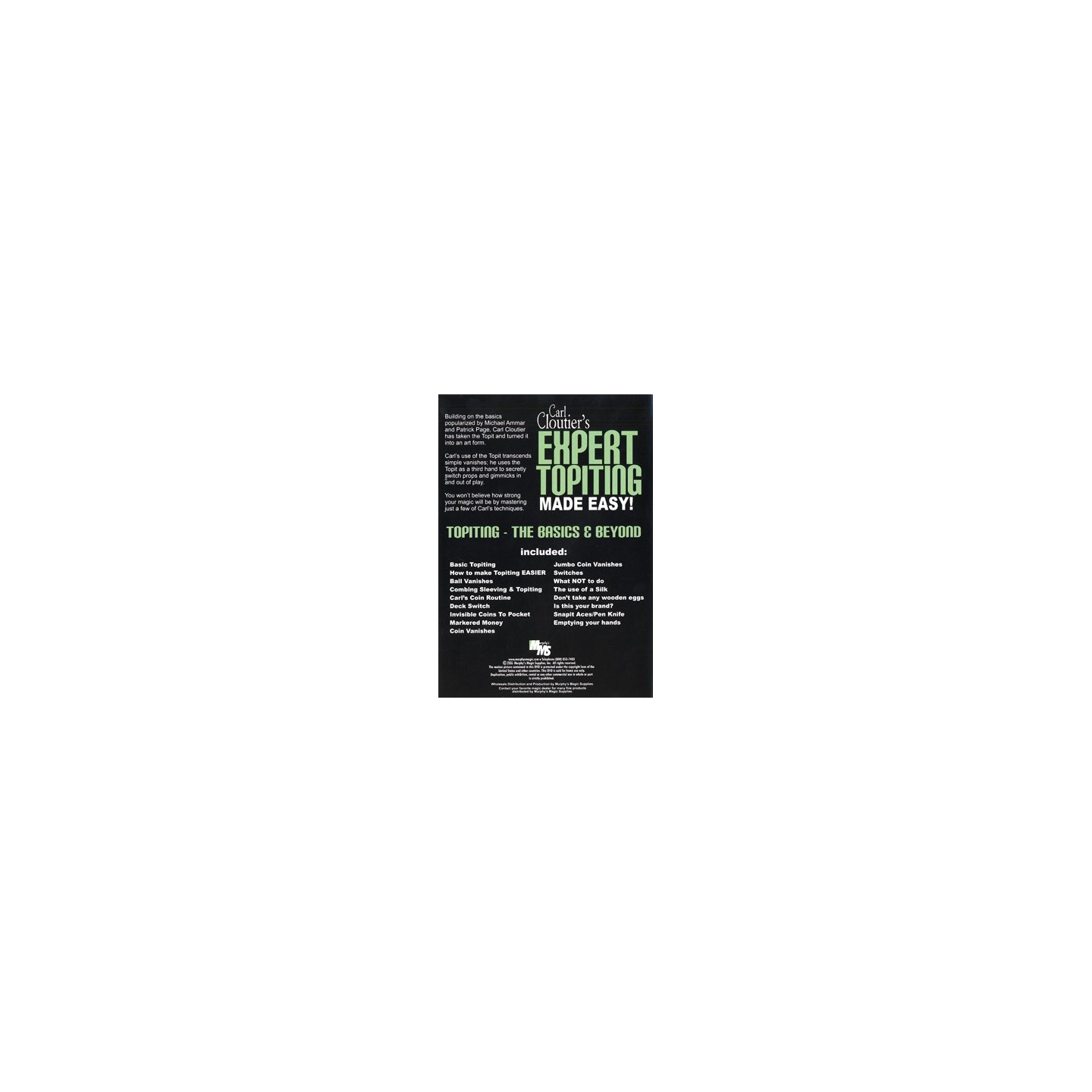 Expert Topiting Made Easy by Carl Cloutier - DVD