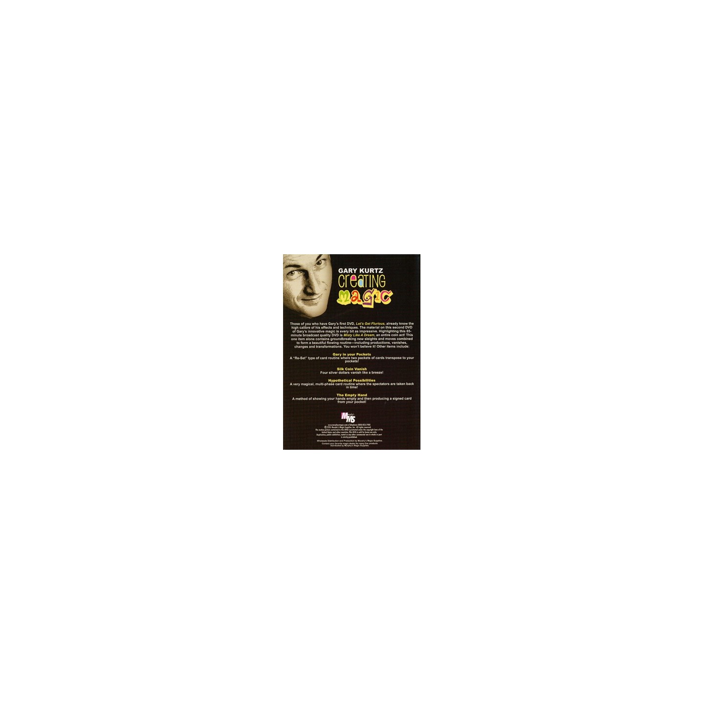 Creating Magic by Gary Kurtz - DVD
