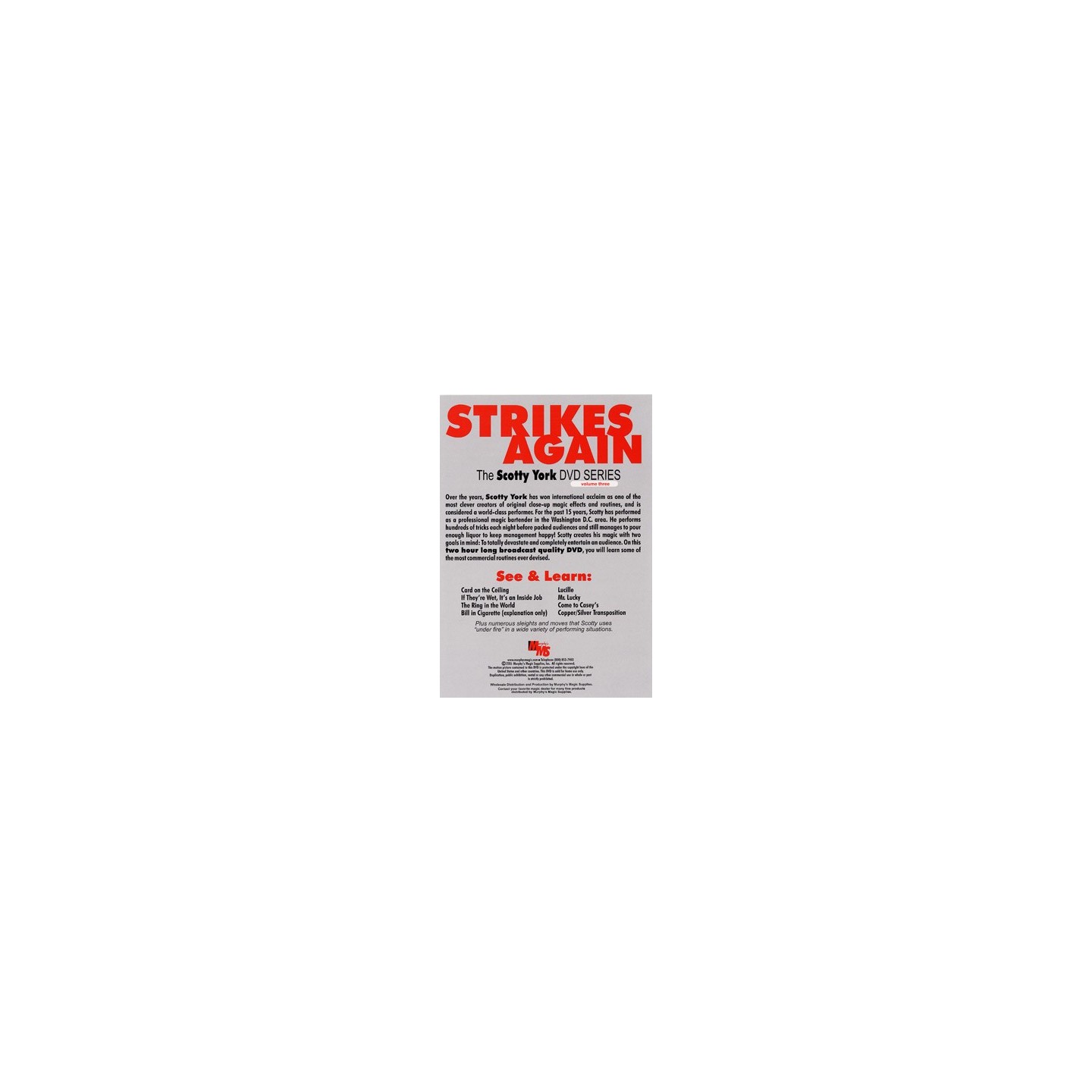 Scotty York Vol.3 - Strikes Again - DVD