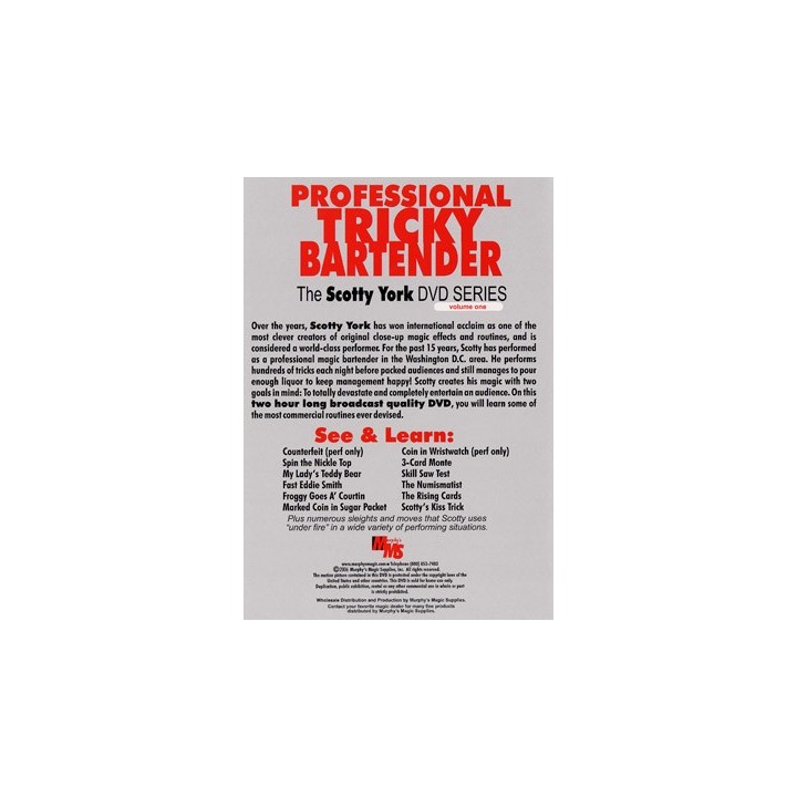 Scotty York Vol.1 - Professional Trick Bartender - DVD