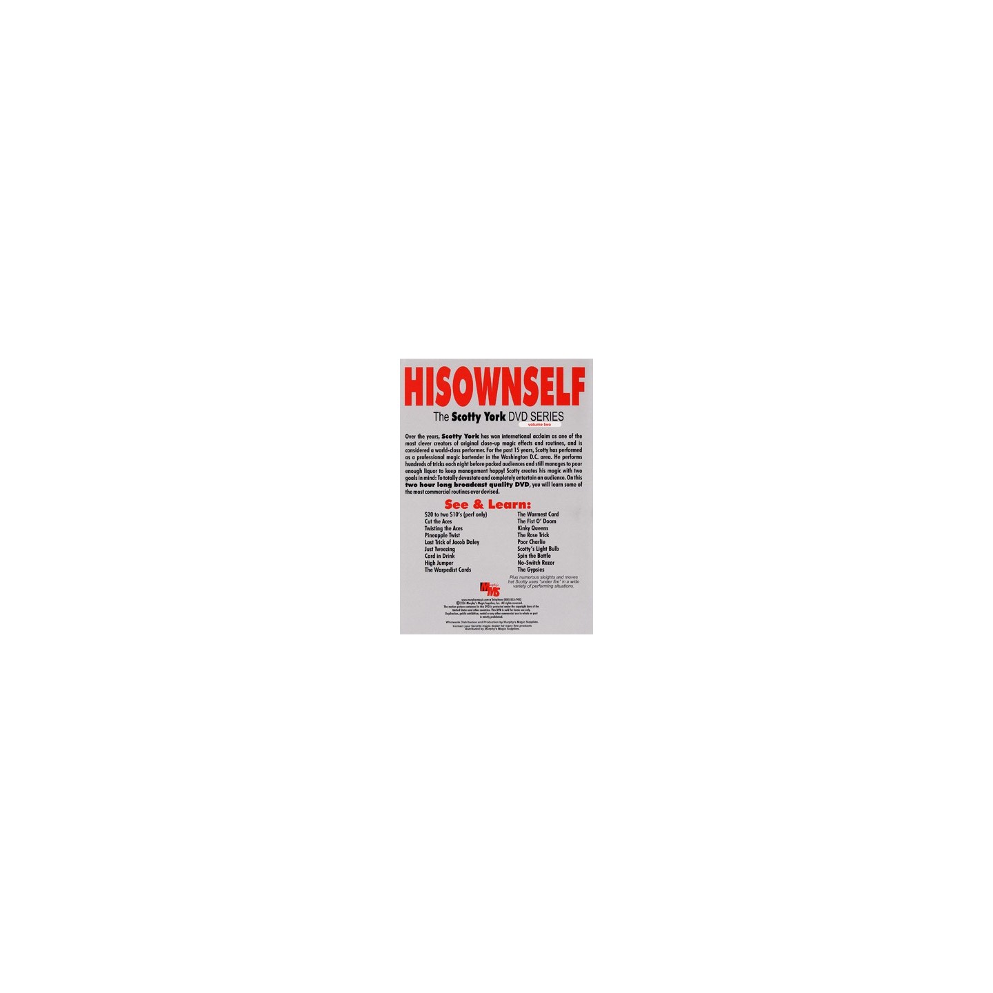 Scotty York Vol.2 - Hisownself - DVD