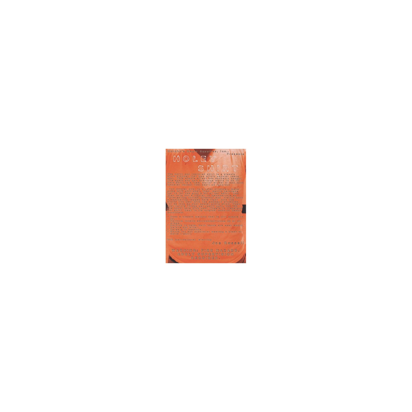 Holey Shirt by Joe Russell - DVD