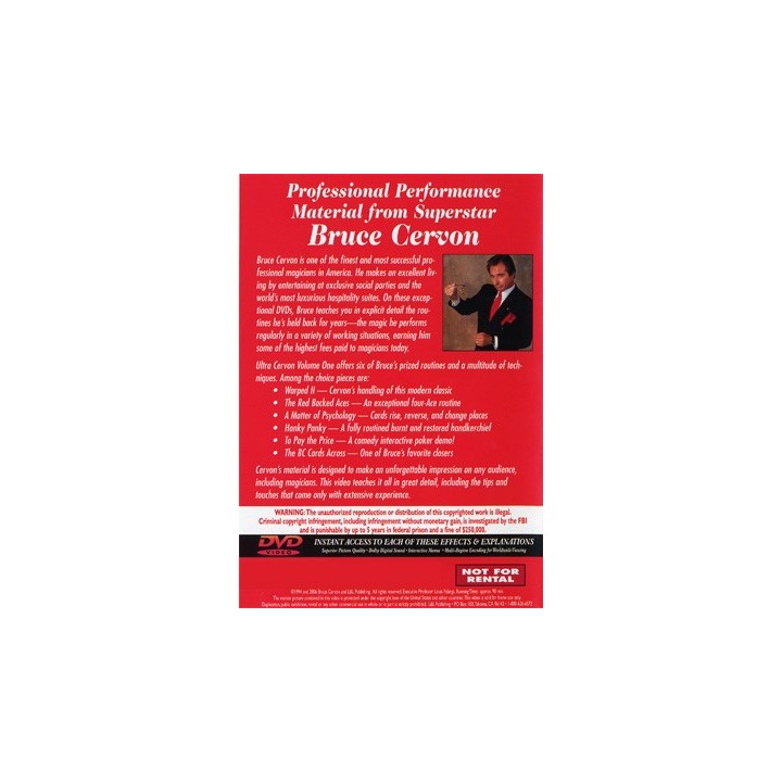 Ultra Cervon Vol. 1 - Bruce Cervon - DVD