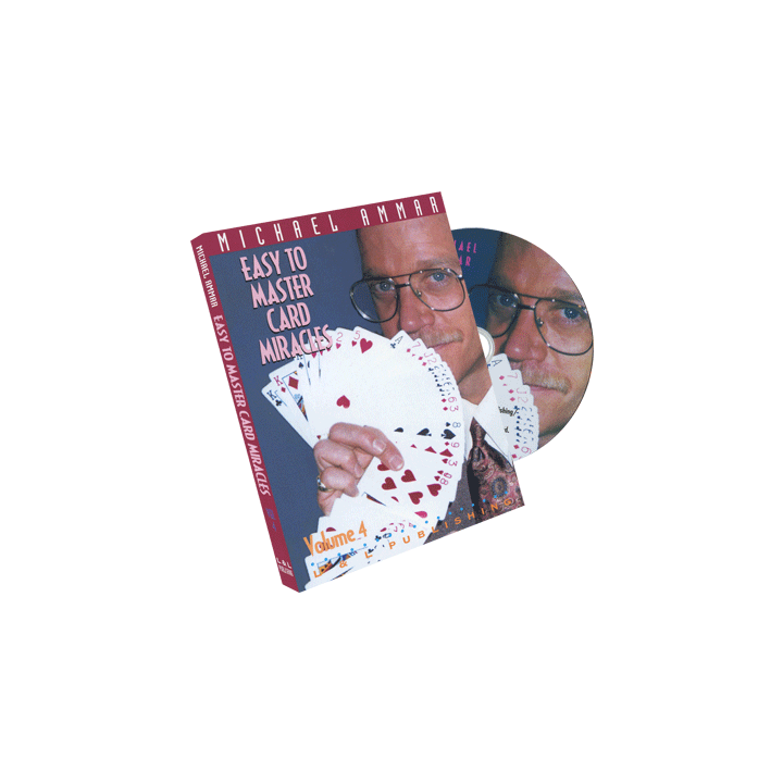 Easy to Master Card Miracles Volume 4 by Michael Ammar - DVD