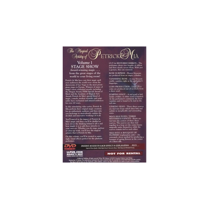 Magical Artistry of Petrick and Mia Vol. 1 by L&L Publishing - DVD