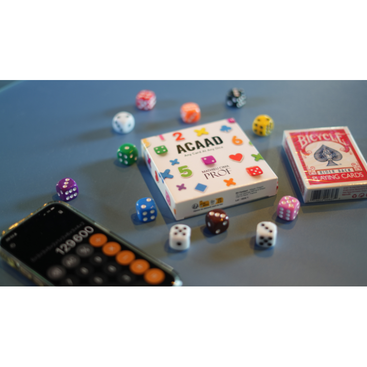 ACAAD - Any Card at Any Dice by Mathieu Cima (Blue)
