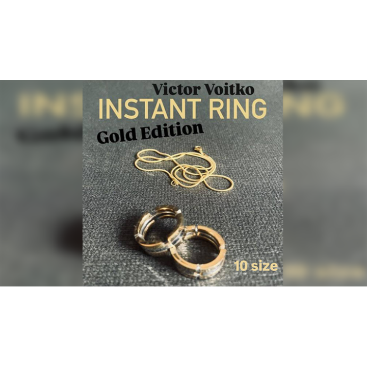 Instant Ring (silver/gold, Size 10) by Viktor Voitko