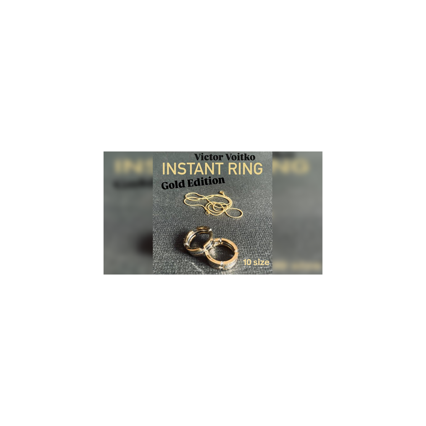 Instant Ring (silver/gold, Size 10) by Viktor Voitko