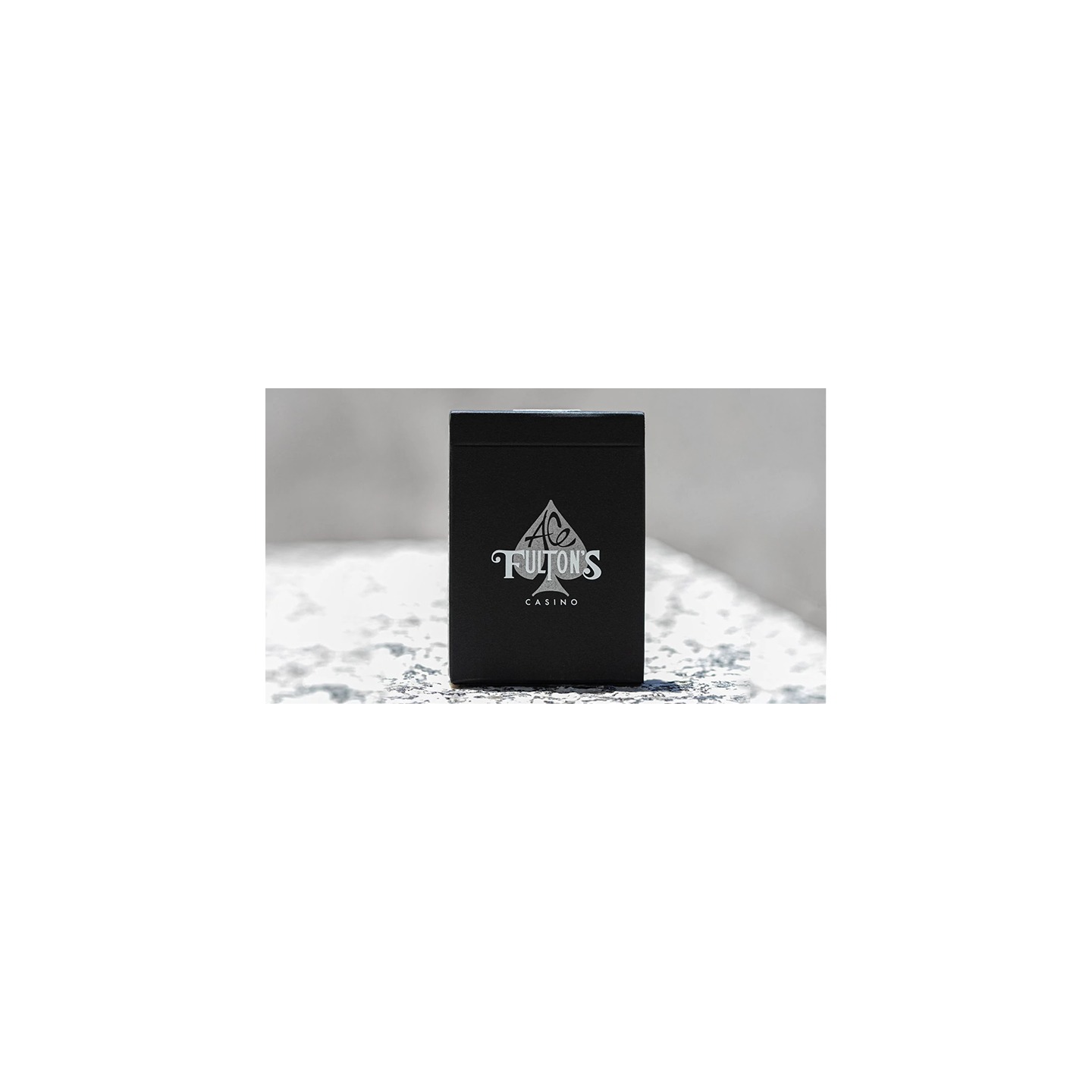 Ace Fulton's Casino (Black) Playing Cards