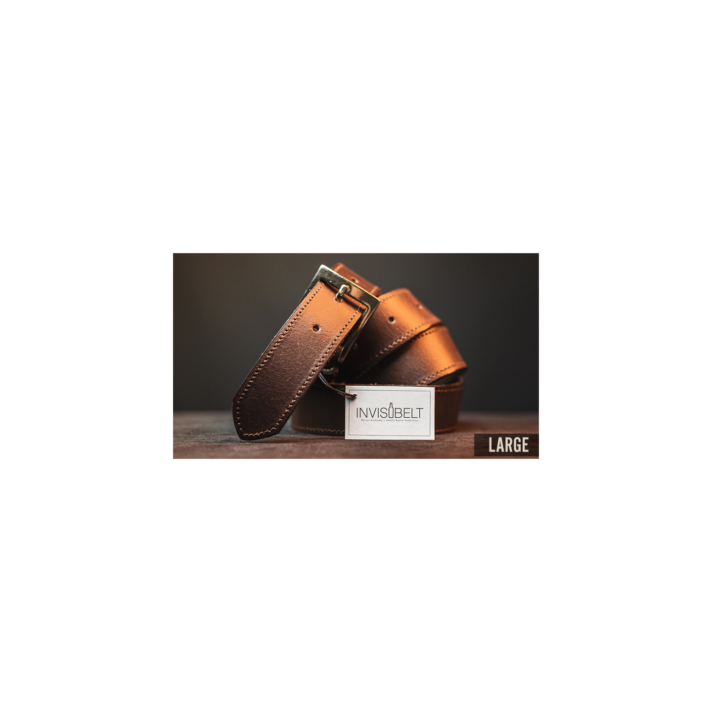 Invisibelt by Marcus Alexander (Brown Lg)