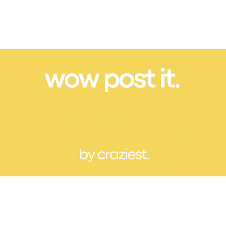WOW Post-it by Craziest
