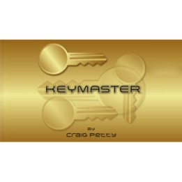 Keymaster Brass (Gimmicks and Online Instructions) by Craig Petty