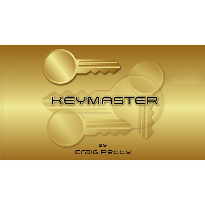 Keymaster Brass (Gimmicks and Online Instructions) by Craig Petty