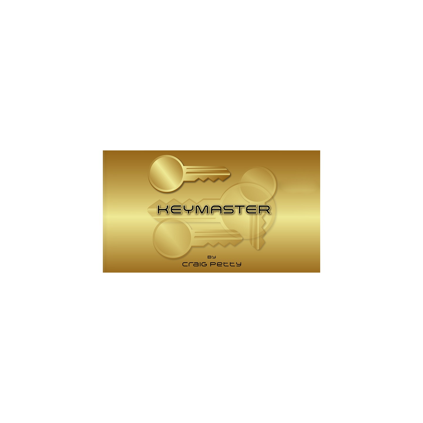 Keymaster Brass (Gimmicks and Online Instructions) by Craig Petty