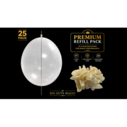 Needle Through Balloon Refill Pack (25 Count) by Big Guy's Magic