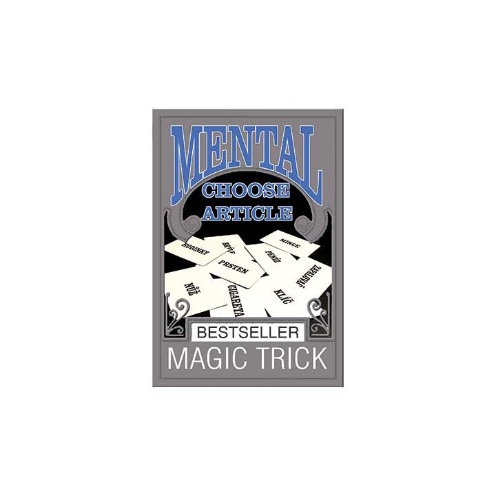 MENTAL CHOOSE ARTICLE