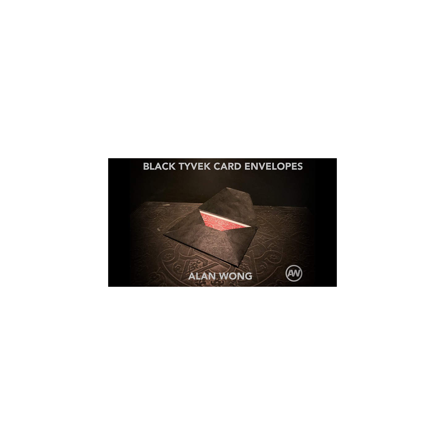 Black Tyvek Card Envelopes (10 pk) by Alan Wong